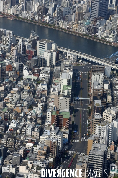 Vue Generale de TOKYO depuis la tour SKYTREE