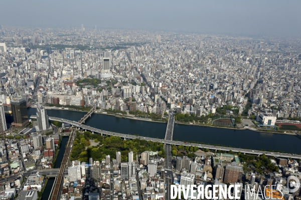Vue Generale de TOKYO depuis la tour SKYTREE