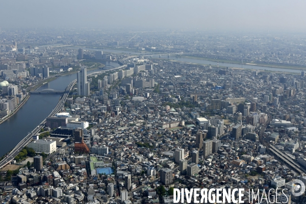 Vue Generale de TOKYO depuis la tour SKYTREE