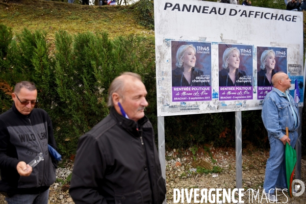 Rentrée politique de Marine Le Pen