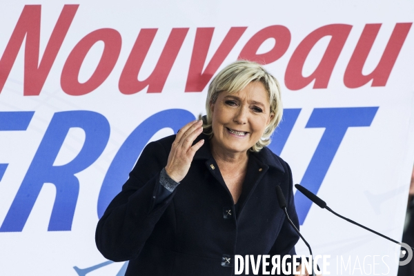 Rentrée politique de Marine Le PEN à Brachay