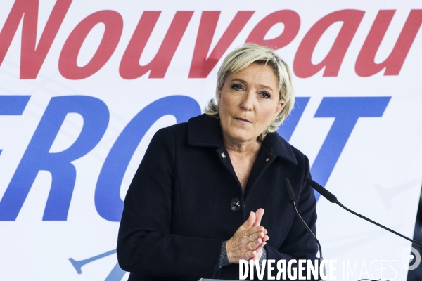 Rentrée politique de Marine Le PEN à Brachay