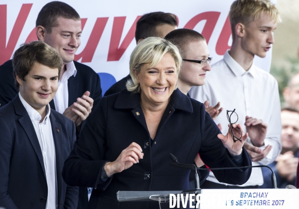 Rentrée politique de Marine Le PEN à Brachay