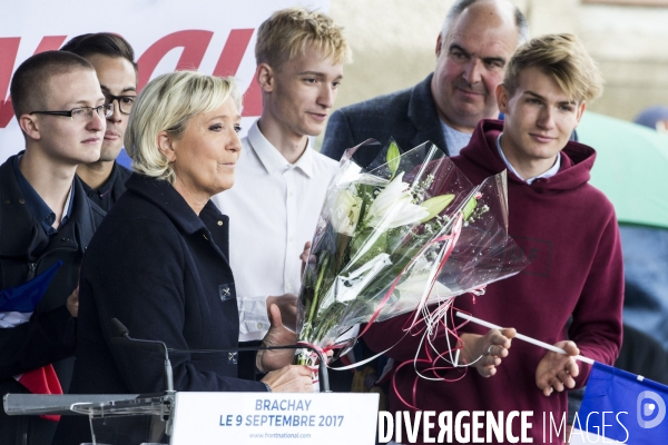 Rentrée politique de Marine Le PEN à Brachay