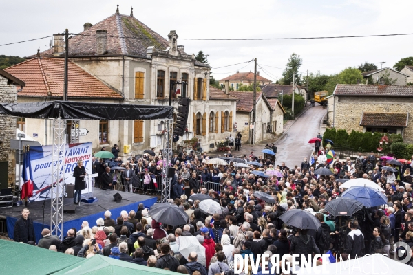 Rentrée politique de Marine Le PEN à Brachay