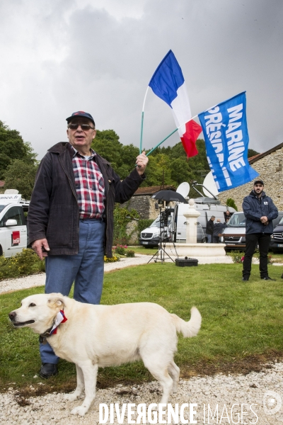 Rentrée politique de Marine Le PEN à Brachay