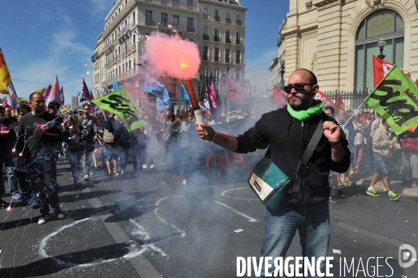 Manifestation du 12 09 2017 à Marseille