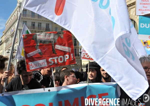 Manifestation du 12 09 2017 à Marseille