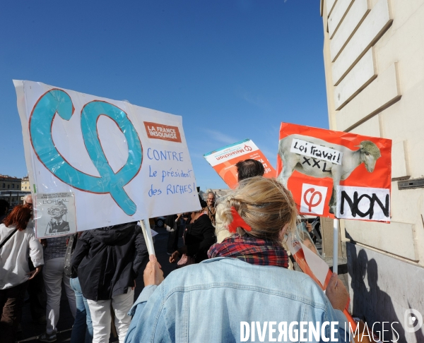 Manifestation du 12 09 2017 à Marseille