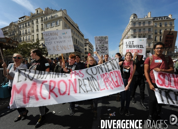 Manifestation du 12 09 2017 à Marseille