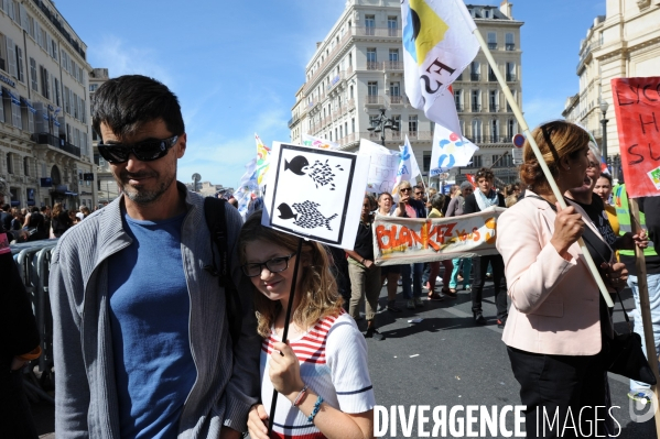 Manifestation du 12 09 2017 à Marseille