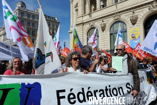 Manifestation du 12 09 2017 à Marseille