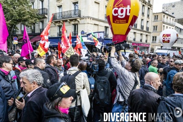 Manifestation parisienne contre la Reforme du code du Travail du 12.09.2017