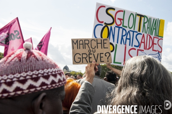 Marche contre la réforme du code du travail