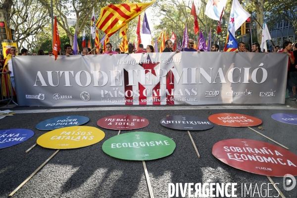 LA DIADA - Gauche Anticapitaliste et Indépendantiste - Barcelone - 11S