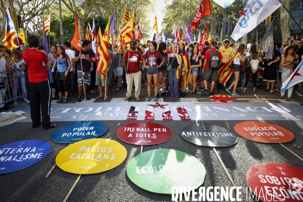 LA DIADA - Gauche Anticapitaliste et Indépendantiste - Barcelone - 11S