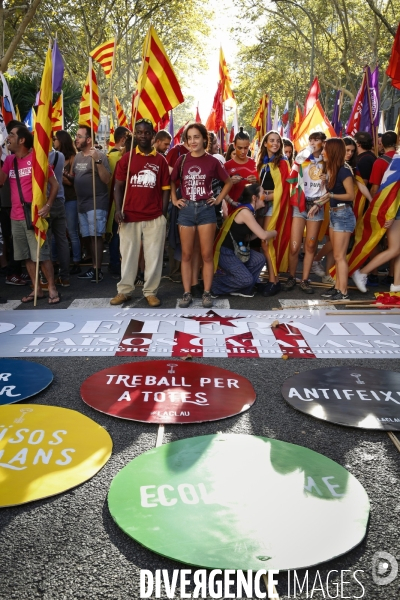 LA DIADA - Gauche Anticapitaliste et Indépendantiste - Barcelone - 11S