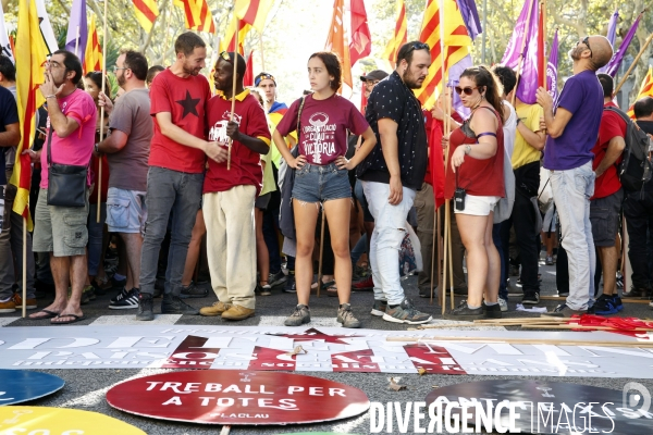 LA DIADA - Gauche Anticapitaliste et Indépendantiste - Barcelone - 11S