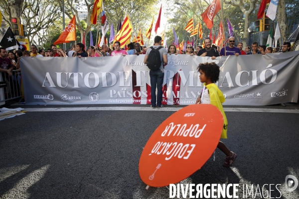 LA DIADA - Gauche Anticapitaliste et Indépendantiste - Barcelone - 11S