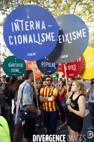 LA DIADA - Gauche Anticapitaliste et Indépendantiste - Barcelone - 11S