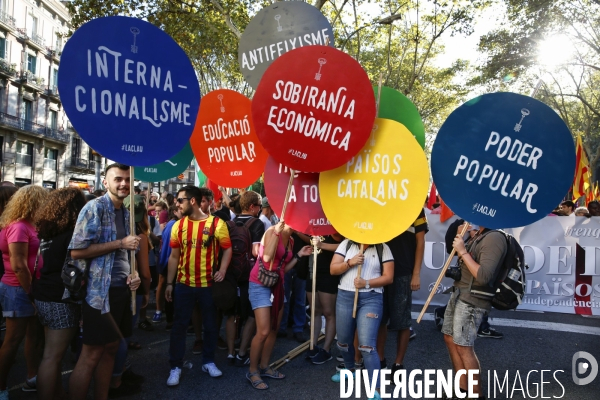 LA DIADA - Gauche Anticapitaliste et Indépendantiste - Barcelone - 11S