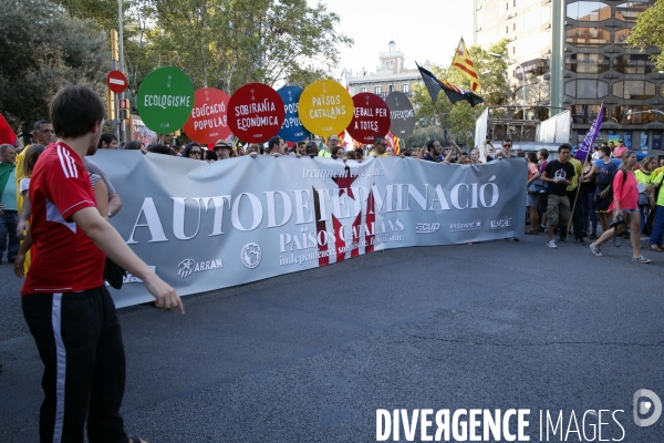 LA DIADA - Gauche Anticapitaliste et Indépendantiste - Barcelone - 11S