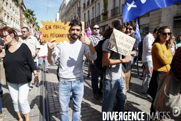 Montpellier contre la reforme du code du travail
