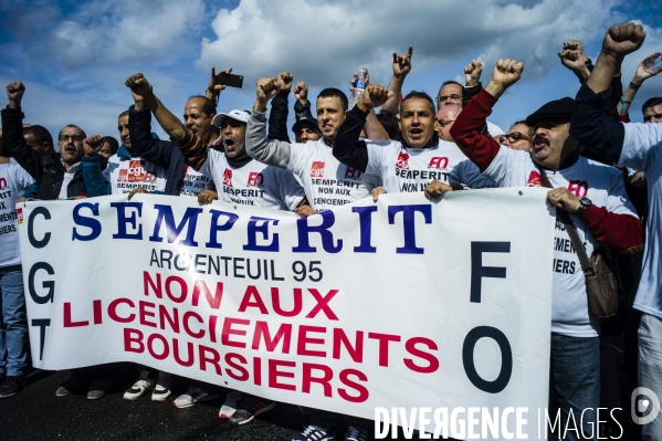 Manifestation contre la réforme du code du travail par ordonnaces.