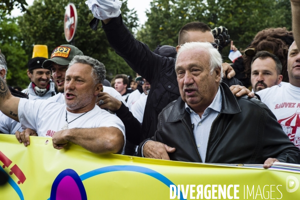 Manifestation contre la réforme du code du travail par ordonnaces.