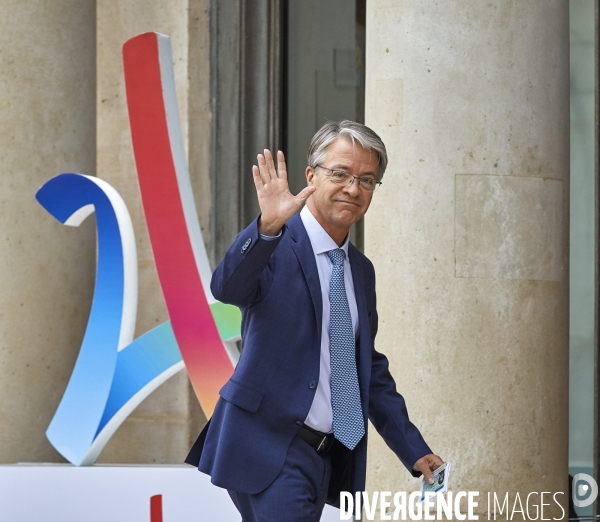 Reception de la delegation française JO Paris 2024 à l Elysée