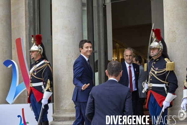 Reception de la delegation française JO Paris 2024 à l Elysée