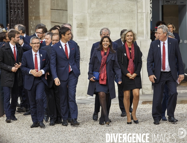 Reception de la delegation française JO Paris 2024 à l Elysée