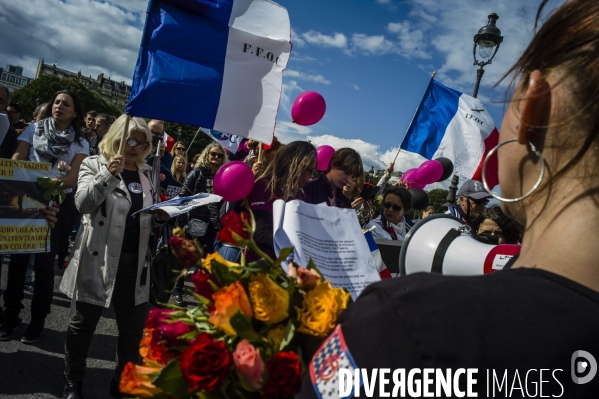 Manifestation d associations de policiers.