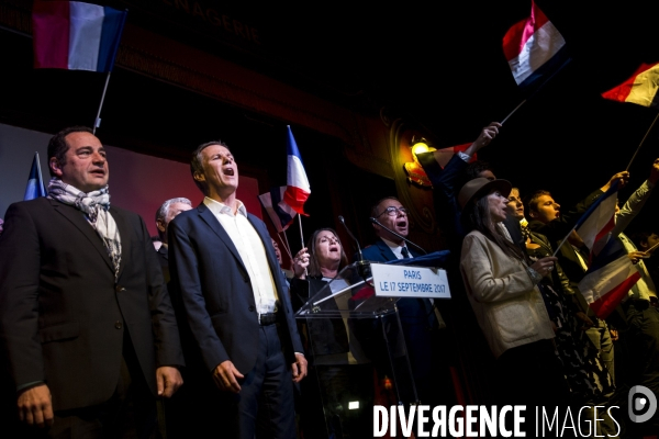 Rentrée politique de Nicolas DUPONT-AIGNAN