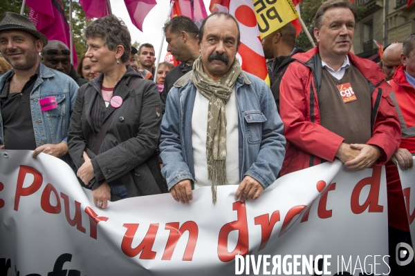 Manifestation CGT contre le projet de réforme du Code du Travail du 12 septembre 2017