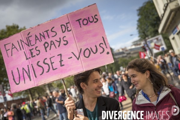 Manifestation CGT contre le projet de réforme du Code du Travail du 12 septembre 2017