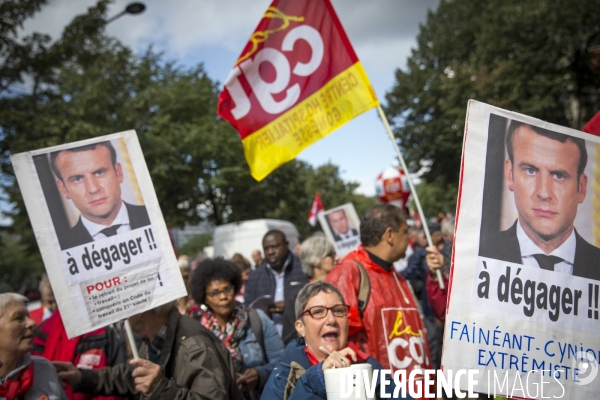 Manifestation CGT contre le projet de réforme du Code du Travail du 12 septembre 2017