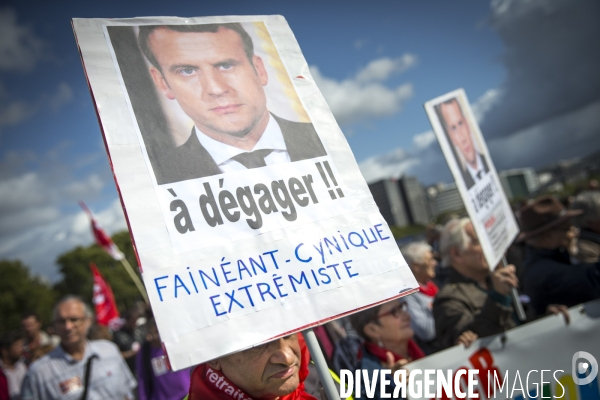 Manifestation CGT contre le projet de réforme du Code du Travail du 12 septembre 2017