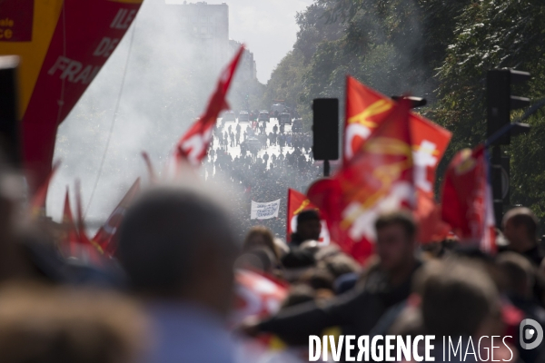 Manifestation CGT contre le projet de réforme du Code du Travail du 12 septembre 2017