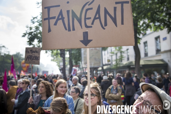 Manifestation CGT contre le projet de réforme du Code du Travail du 12 septembre 2017