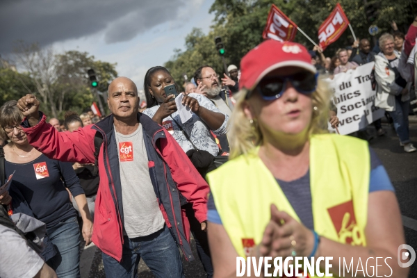 Manifestation CGT contre le projet de réforme du Code du Travail du 12 septembre 2017