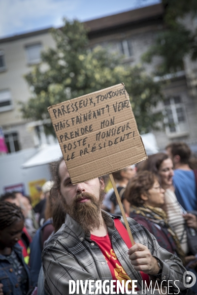 Manifestation CGT contre le projet de réforme du Code du Travail du 12 septembre 2017