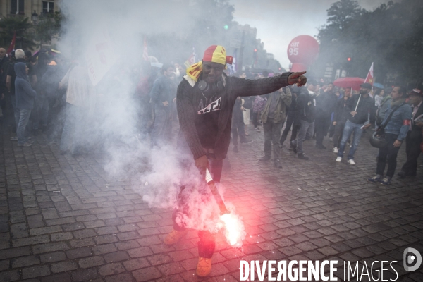 Manifestation CGT contre le projet de réforme du Code du Travail du 12 septembre 2017