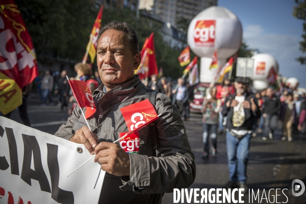 Manifestation CGT contre le projet de réforme du Code du Travail du 12 septembre 2017