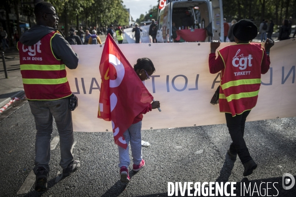 Manifestation CGT contre le projet de réforme du Code du Travail du 12 septembre 2017