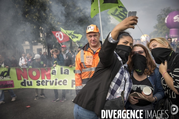 Manifestation CGT contre le projet de réforme du Code du Travail du 12 septembre 2017