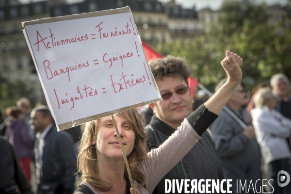 Manifestation CGT contre le projet de réforme du Code du Travail du 12 septembre 2017