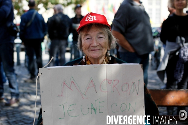 Manifestation contre la réforme du code du travail