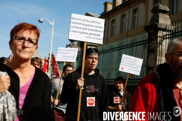 Manifestation contre la réforme du code du travail