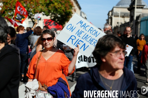 Manifestation contre la réforme du code du travail